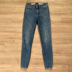 Pilcro and the Letterpress Anthro High Rise Denim Legging Jeans Stretch Size 26